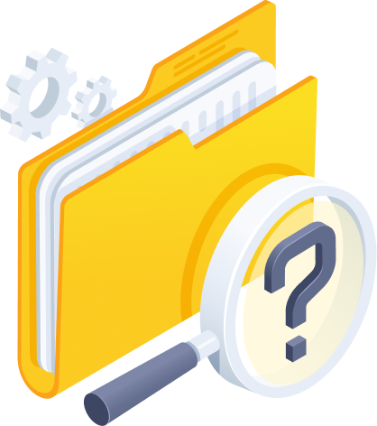Folder with question mark